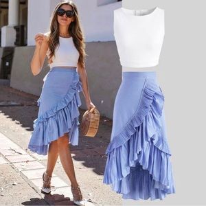 Chicwish Ruffle Skirt New with Tags